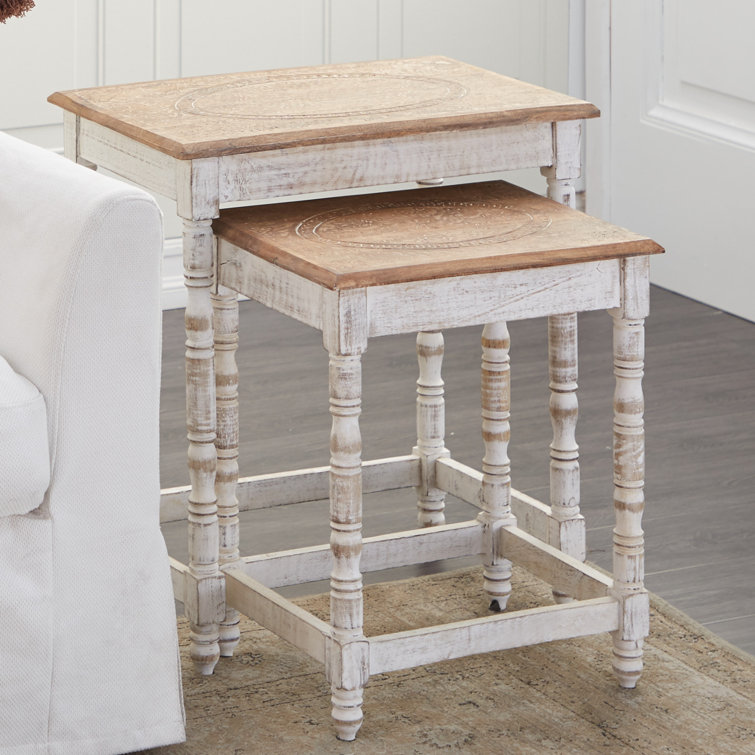 Dakota Fields Solid Wood Nesting Tables Wayfair Canada